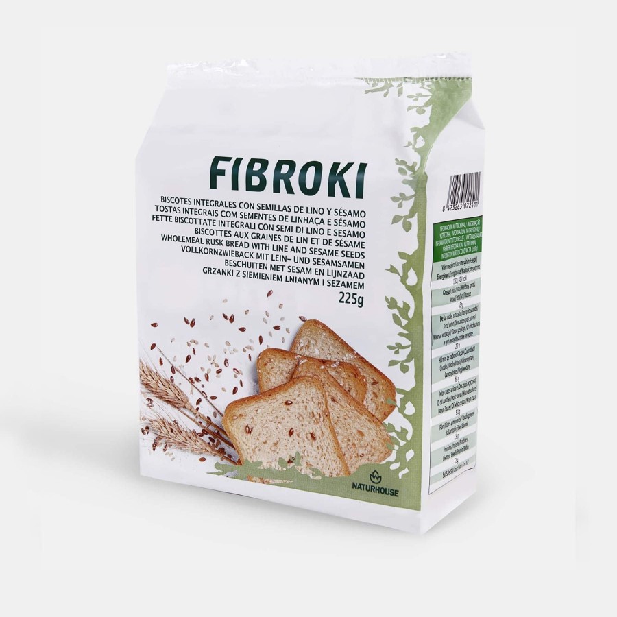 naturhouse Fette Biscottate Al Sesamo Con Semi Di Lino - Biscotti Fibroki Online